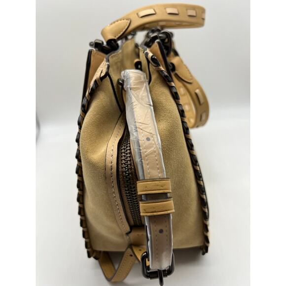 Coach Dreamer 36 In Colorblock With Whipstitch Ivory Multi/Pewter 69613 NWT - Picture 6 of 12